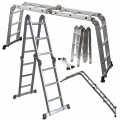 15,5 Ft. Faltbarer Mehrzweck-Haushalt Industrielle Multi Utility Aluminium Step Selbstgestützte Plattformleiter (470 cm)